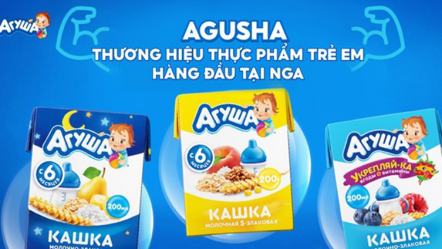 Russian baby milk brand comes to grocery store shelves in Vietnam